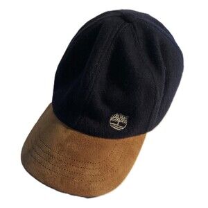 Vintage Timberland Wool Suede Leather Cap Hat Made In USA Outdoor  Weathergear